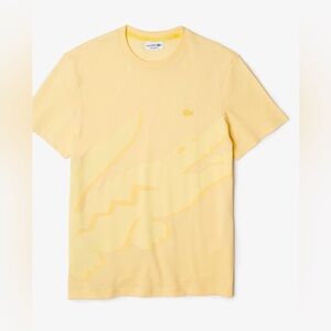 Last one‼️ MEN'S CROCODILE PRINT CREW NECK STRETCH ORGANIC COTTON T-SHIRT